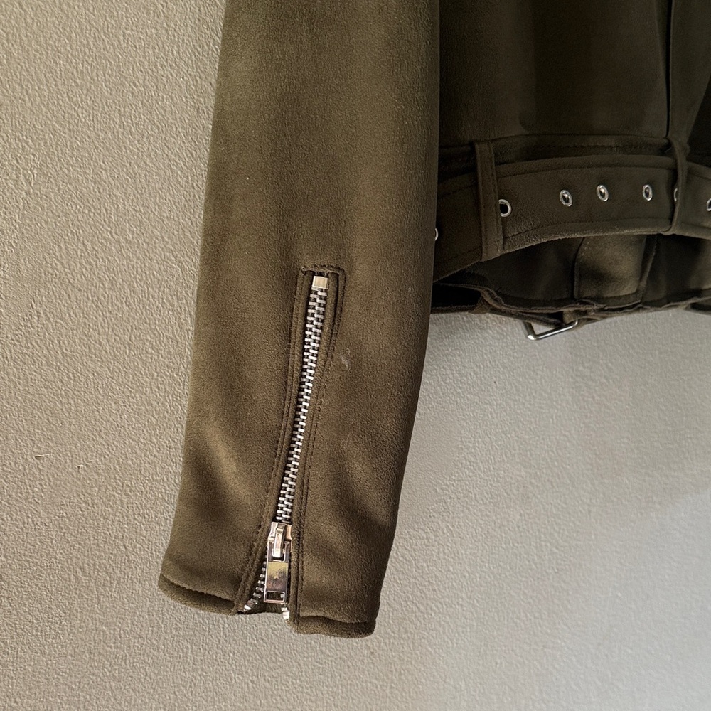 Zara and Top Shop Jackets (Leather and Suede) and banana republic black camisole - Picture 8 of 12